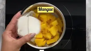 Comment faire un coulis aux  mangues ? Facile/how to make a mango coulis?/كيف تصنع كولي المانجو