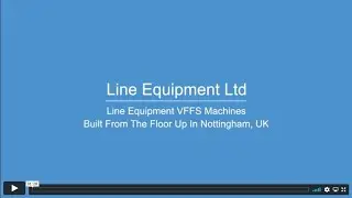 VFFS Machines - Manufactured From The Floor Up
