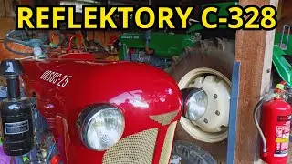 Reflektory URSUS C-325 C-328 C-330 | Kompletowanie części | NOWE odbłyśniki