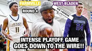 INTENSE 4TH ROUND MATCHUP GOES DOWN TO THE WIRE! #1 FARMVILLE CENTRAL vs. #4 WEST BLADEN AT THE DEN!