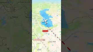 Mumbai to Baku flight route  #baku #azerbaijan #shorts