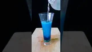 Blue Cura&ccedil;ao Mojito #shorts #asmr #cooking #mojito