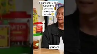 fajar sunat sampai 2 kali karena yang pertama potongnya terbalik#fajarsadboy#habibjafar#noice