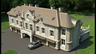 Частный ОТЕЛЬ с гаражом | Private HOTEL with garage  #проект #project #design #vipinterior #interior