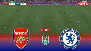 🔴Arsenal vs Chelsea - Carabao Cup 2025/26 Semi-Final | Pes 21 Simulation Gameplay