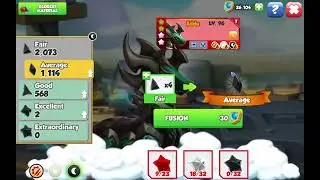 Many foods? , Upgrading Daemonia Dragon to Level 96 , Dragon Mania Legends