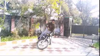 splendor bike stunt by Engineer sunil.
