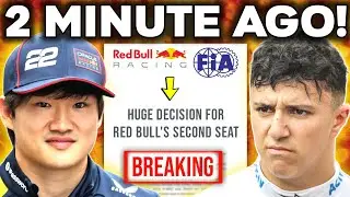 HUGE BOMBSHELL For Tsunoda & Hadjar JUST LEAKED after Red Bull&rsquo;s NEW SHOCKING&nbsp;STATEMENT!
