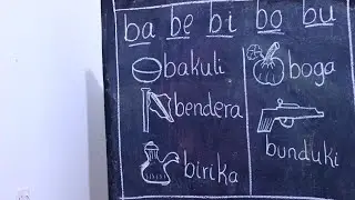 Jifunze kusoma na kuandika Kwa kiswahili #learn how to read and write kiswahili #kusoma na kuandika