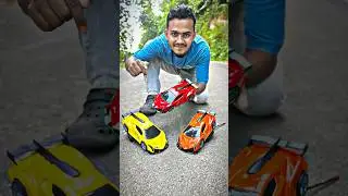 3 Rc Remote Control Ferrari Sport Car Unboxing and Testing #rccar #shortsfeed