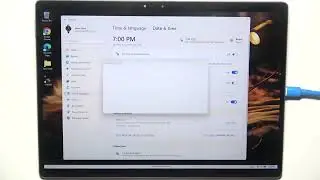 Как изменить дату и время на DELL 7320 Detachable