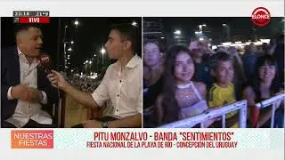 5ta Noche de la Fiesta Nacional de la Playa de Río 2026 - Pitu Monzalvo integrante Sentiientos