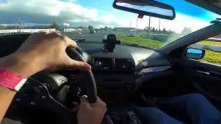 BMW e46 323 second drift event | Evergreen Speedway