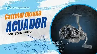 Carrete Okuma Acuador Spinning🎣- Revisión de productos