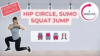 Exercise Snack  Leg Burner with a Twist! Sumo Squat  Jump Combo