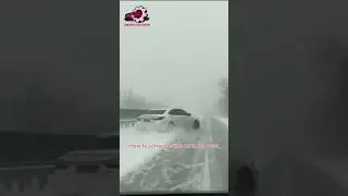 How to correct a slide on an icy road | driving education #WinterDriving #IcyRoads #SafeDriving