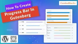 how to create progress bar in gutenberg