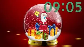 New 15 Minute Christmas Timer with Music | 2021 Christmas Timer with Music | Soothing Lovers