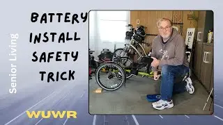 eTrike Bike Battery Installation Safety Strap Hack TerraTrike EVO   WUWR 358