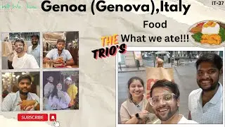 Foods to eat and explore in Genova, Italy || IT- 37 || Italy || We & Data