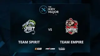 Team Spirit vs Team Empire, The Kiev Major CIS Main Qualifiers