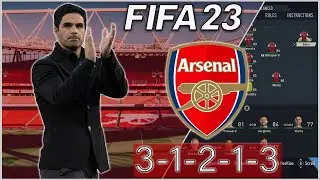 Creating Arteta's NEW Arsenal 3-1-2-1-3 Formation | FIFA 23