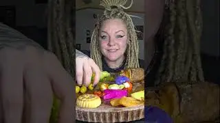 Тарелка с закусками #snackplate #Mukbang #eatingsounds #eatingasmr #girldinner #chewingsounds #sw...