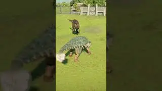 Giganoto Dominion VS Ankylo Bumby #jurassicworld #dinosaur #roblox #jwe2 #jwe3 #jurassicpark