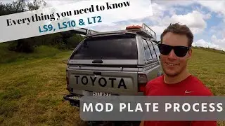 Modification Plate process for LS9, LS10  and LT2 (Lane Change Test) in QLD