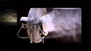 Luma Comfort MF26B High Power Misting Fan - All Metal 26 with 1000 Sq Ft Cooling & 5 Gal Tank