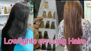 Lowlights || Lowlights at home || Cap streaking on hairs || Hair color at home || Real Beauty Secret