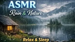 🔥 1 Hour ASMR Rain & Nature Sounds 🌧️ Fall Asleep Fast | Deep Sleep & Relax 