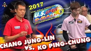 9-BALL: CHANG Jung-Lin vs KO Ping-Chung - 2017 42nd U.S. OPEN 9-BALL CHAMPIONSHIPS