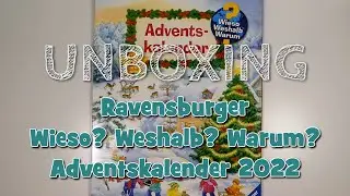 Ravensburger Wieso? Weshalb? Warum? Adventskalender 2022 | UNBOXING