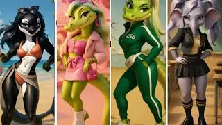 Brainrot girls mega battle #balerinacappuccino #tungtungtungsahur #brainrot #trend
