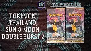 Pok&eacute;mon Sun & Moon: Double Burst 2 Packs #pok&eacute;mon Thai Version || Part 1