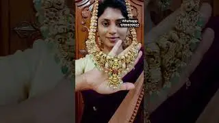 🛒goldenleafjewels.com📍 Whatsapp: 9789939922 #necklace #indianjewellery #templejewellery