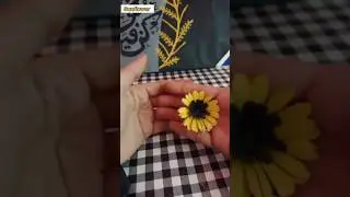 DIY Sunflower ! Paper Sunflower ! paper Flower ! DIY Flower ! Paper Craft  #diy #craft #papercrafts