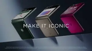 Make it iconic with the NEW motorola razr ultra