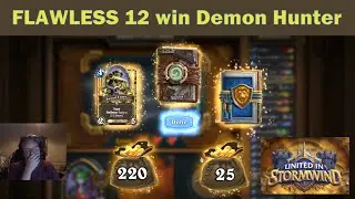 Hearthstone Duels FLAWLESS 12 wins Demon Hunter Stormwind meta