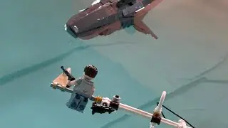 Jaws lego last scene