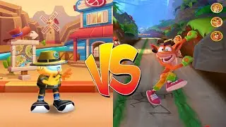 Garfield Rush 🐈 vs. Crash Bandicoot On The Run - Endless running Game!