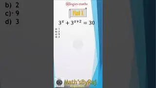 Very Nice Exponential Math Simplification #exponential #maths #simplification #shorts #shortsfeed