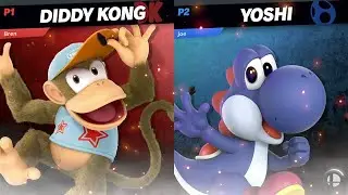 MatsuKatsu (Random P2) vs Bren (Diddy Kong) - Redemption LR1 - WGAC #125