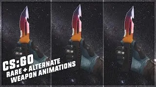 CS:GO - ALL RARE + ALTERNATE WEAPON ANIMATIONS SHOWCASE