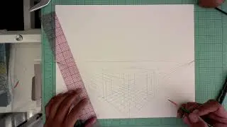 2 Point Perspective Chair Drawing