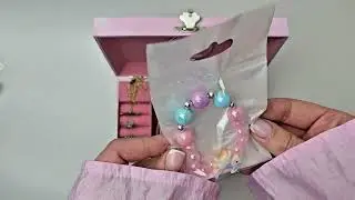 ASMR Jewelry Unwrapping & Organizing | Natural Sounds (No Talking)
