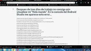 Exception in thread 