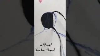 How To Embroidery Hair For Groom | Hairstyle Hand Embroidery #embroidery #embroiderydesign