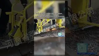 Rail Track Grinder in Operation #railwaymaintenance  #railwaytools  #railwayequipment